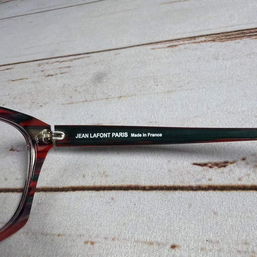 Lafont Paris Frivole 6080 Eyeglasses Frames Burgundy Tortoise 52-17